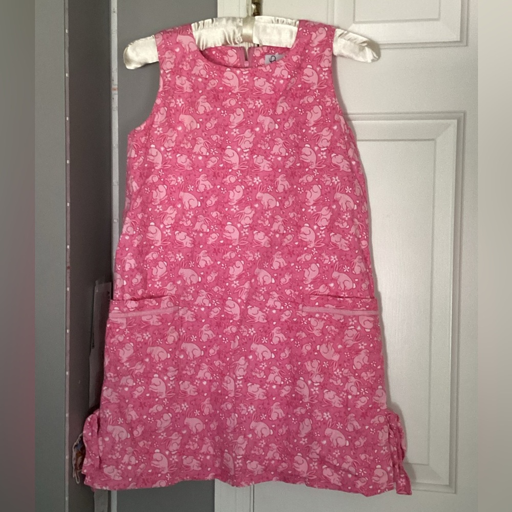 Lilly Pulitzer Pink Bunny Kid Girl Dress Vintage Holy Grail White Tag